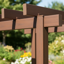 Ver imagem 2 de Kit Pergolado Ibiara Pequeno - Perfil 153 X 60mm - Ipê