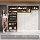 Ver imagem 5 de Armário de Cozinha Compacta 235cm Rustic/crema Gourmet Madesa Xb03