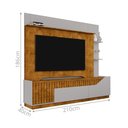 Ver imagem 2 de Home para TV Th Shop para TV 75 MDP Naturalle Off White Bechara Móveis