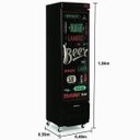Ver imagem 3 de Cervejeira Porta com Adesivo 230L 220V Gelopar