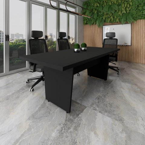 Mesa de Escritório 2,00m X 0,90m Pés Painel em V F5 Office