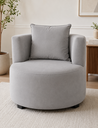 Ver imagem 5 de Kit Sofá Orgânico 210 cm 2 Poltronas Orgânico Boucle Cinza Claro