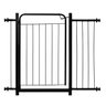 Grade Proteção Segurança Portão Pet 80cm Preto Bebê Cão com Extensor 1 de 20cm e 1 de 05cm Itagold - 1