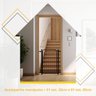 Grade Proteção Segurança Portão Pet 80cm Preto Bebê Cão com Extensor 1 de 20cm e 1 de 05cm Itagold - 3