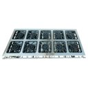 Ver imagem 3 de Fogão Industrial 10 Bocas Duplas Cefaz Linha Diamond Inox 304 Baixa Pressão I304 - Cfzd-062