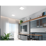 Painel Plafon LED Quadrado Sobrepor Tramontina Branca Fria 6500K - 24W - 4