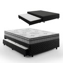 Ver imagem 1 de Bicama Box com Colchão Espuma D33 Pillow In D Angelis Ortosleep + Auxiliar de Espuma D28 Positanno
