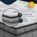 Ver imagem 7 de Bicama Box com Colchão Espuma D33 Pillow In D Angelis Ortosleep + Auxiliar de Espuma D28 Positanno