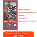 Ver imagem 3 de Toalha de Banho Personagens Estampada Menino Menina Vingadores Lepper