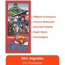 Ver imagem 4 de Toalha de Banho Personagens Estampada Menino Menina Vingadores Lepper