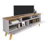 Rack Estilo Retrô para Tv até 65 Polegadas Pés de Madeira Elegant - 4