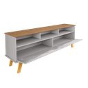 Ver imagem 5 de Rack Estilo Retrô para Tv até 65 Polegadas Pés de Madeira Elegant