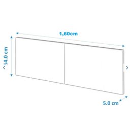 Cabeceira Suspensa Cama Box Solteiro Suede 160x55:bege - 2