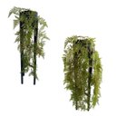 Ver imagem 5 de Kit 3 Samambaias Pendentes Premium 100cm – Planta Artificial Luxo Alta Qualidade