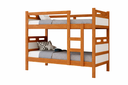 Ver imagem 1 de Cama Beliche Solteiro com 2 Colchões D23 Escada e Grade Proteção para Quarto Infantil e Juvenil:Natu