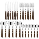 Ver imagem 4 de Conjunto Talheres 24 Pçs Tradicional Cabo Madeira Tramontina