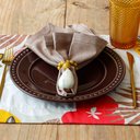 Ver imagem 2 de Kit Jogo Americano 6 Lugares Mesa Posta Cor Floral G 45x36cm