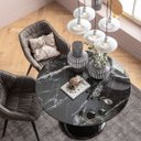 Ver imagem 4 de Mesa de Jantar Tulipa Saarinen Redonda 90 Cm Mármore Nero
