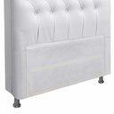 Ver imagem 4 de Cabeceira Dama 1,40 Cm Para Cama Box Casal Corino Branco