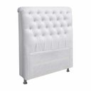Ver imagem 2 de Cabeceira Dama 1,40 Cm Para Cama Box Casal Corino Branco