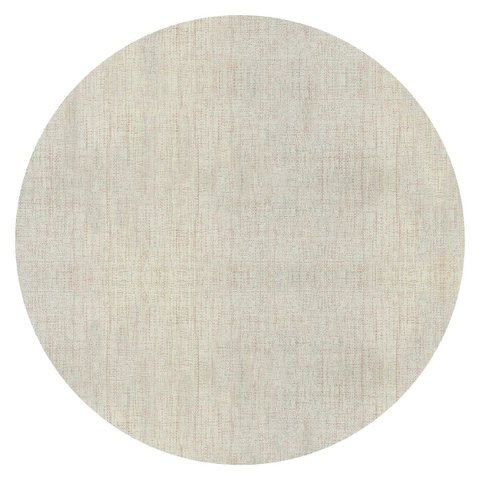 Tapete Redondo Prime Noruega Bege 56% Poliéster 44% Algodão Antiderrapante para Sala e Quarto Confor
