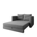 Ver imagem 3 de Sofá Cama 2 Lugares Casal 1,50 Mts Bouclê Luma Matrix Cor:linho Cinza