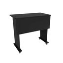 Ver imagem 5 de Mesa Escrivaninha Dobrável com Rodízio Cor Preta Me4117 Tecno Mobili