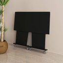 Ver imagem 2 de Mesa Escrivaninha Dobrável com Rodízio Cor Preta Me4117 Tecno Mobili