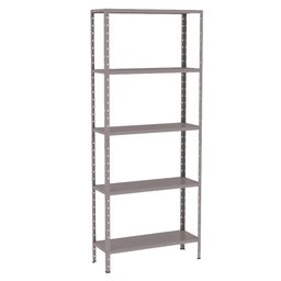 Estante Aço 5 Prateleiras Livros Cozinha Quarto Eaf014 Cinza - 1