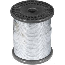 Cabo de Aço Plastificado Alma de Fibra 1,6 Mm 1/16" 6 X 7 - Vonder - 1