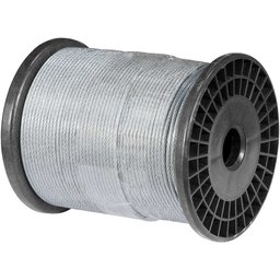 Cabo de Aço Plastificado Alma de Fibra 1,6 Mm 1/16" 6 X 7 - Vonder - 2