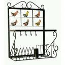 Ver imagem 4 de Escorredor Pratos Copos Talheres Ferro Modelo: Flores