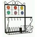 Ver imagem 5 de Escorredor Pratos Copos Talheres Ferro Modelo: Flores