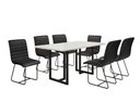 Ver imagem 1 de Conjunto de Jantar Itália com 6 Cadeiras Base Goiás Bm Tubulares Off White/courissimo 134