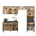 Ver imagem 5 de Cozinha Completa com Armario e Balcão para Cooktop Freijo/chumbo Freijo/chumbo