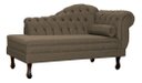 Ver imagem 2 de Recamier Divã Larissa 1,20cm Esquerdo Linho:marrom/liso