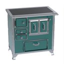 Ver imagem 1 de Fogao a Lenha GII N 1 Gab Sec Xviii Premium Turquesa Sd