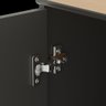 Buffet Aparador Smart Office 2 Portas e Tampo Mdf Usinado 76cm  - Preto e Cedro - 8