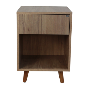 Mesa de Cabeceira 1 nicho 1 gaveta 400x550x400 Corazzi