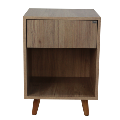 Mesa de Cabeceira 1 nicho 1 gaveta 400x550x400 Corazzi