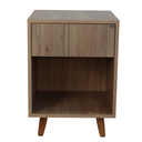 Ver imagem 1 de Mesa de Cabeceira 1 nicho 1 gaveta 400x550x400 Corazzi