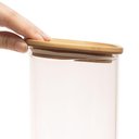 Ver imagem 4 de Pote de Vidro com Tampa de Bambu Oikos 1,9l Hermético Quadrado Empilhável