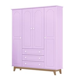 Guarda Roupas Infantil Tuboarte Henry 4 portas e 3 gavetas 100% em MDF - 3