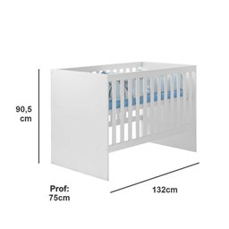 Berço Americano Gabi Branco Brilho Carolina Baby - 3 Berço Americano Gabi Branco Brilho Carolina Baby - 3