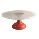 Ver imagem 1 de Boleira Polipropileno Vermelha Prato Transparente Glamour Arte Vítrea Glamour Vermelha G