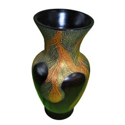 Vaso de Madeira, Feito na Tailândia, Peça Única e Exclusiva - 3