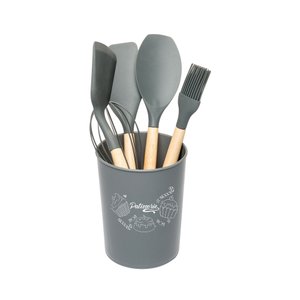 Conjunto 5 Utensílios para Confeitaria de Silicone com Suporte Rojemac