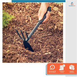 Sacho Cultivador de 3 Pontas Cabo para Jardinagem Capinar Agricultura 310mm - Starfer - 7