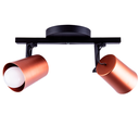 Ver imagem 5 de Luminária de Teto Spot Trilho Direcionável Fokus 2 Lâmpadas E27 Moderno Bivolt Cobre
