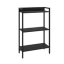 Ver imagem 4 de Estante de Livros Industrial Aço 60CMX104CM 3 Prateleiras Active Yescasa Preto/Ônix